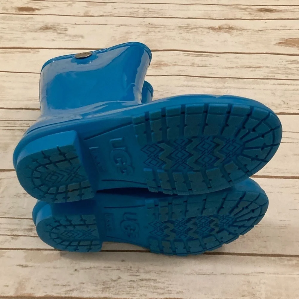 UGG Sienna Rain Boots Turquoise Teal Size 5